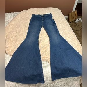 Free People Bell bottom jeans